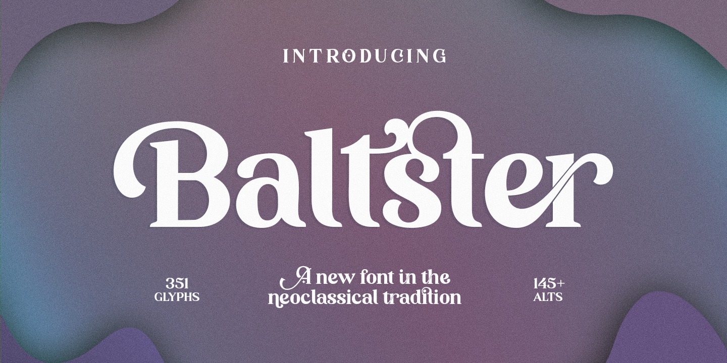 Baluster Font